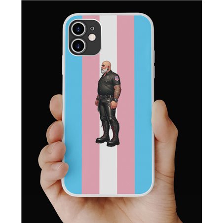 Phone Cover - Trans Flag -Leather Guy - 26