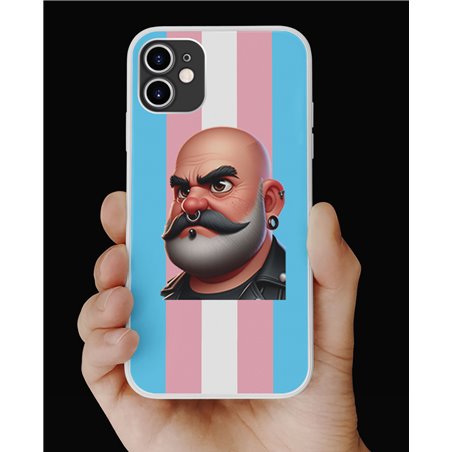 Phone Cover - Trans Flag -Leather Guy - 29