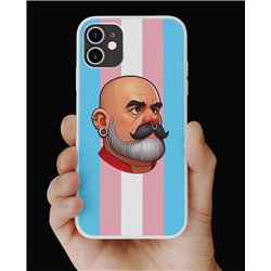 Phone Cover - Trans Flag -Leather Guy - 8