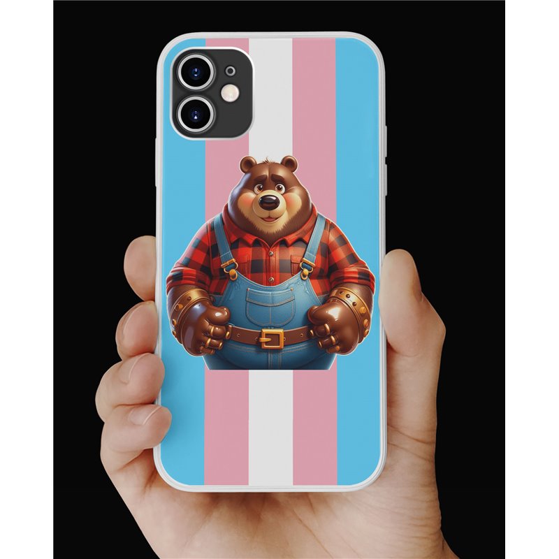 Phone Cover - Trans Flag -Lumberjack 8