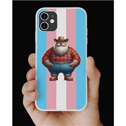 Phone Cover - Trans Flag -Lumberjack 9