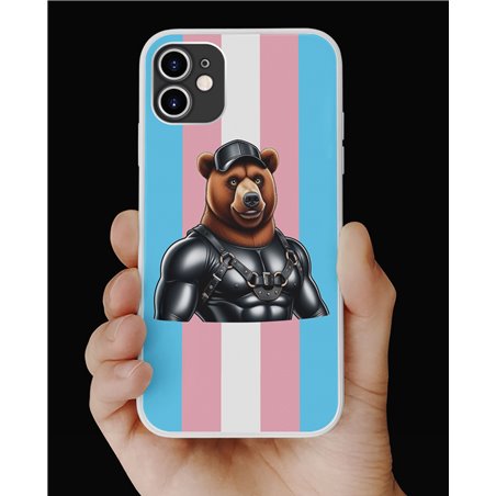 Phone Cover - Trans Flag -Rubber 1