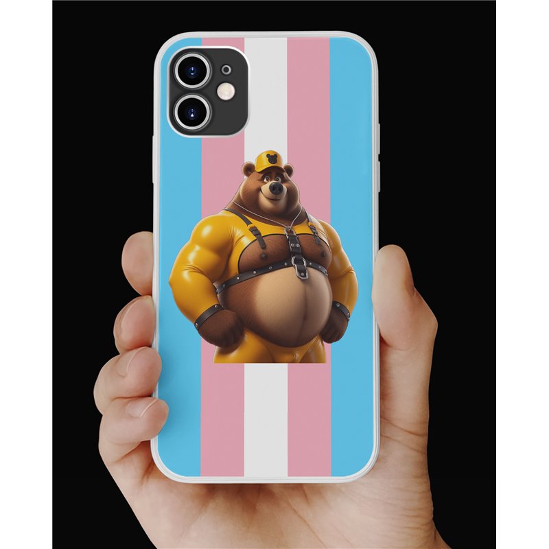 Phone Cover - Trans Flag -Rubber 10 Phone Cover - Trans Flag -Rubber 10