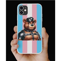 Phone Cover - Trans Flag -Rubber 15