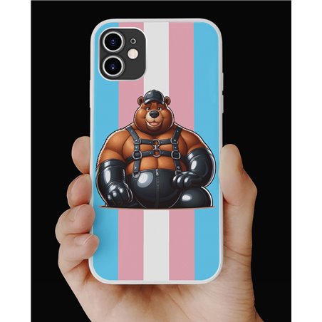 Phone Cover - Trans Flag -Rubber 20