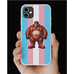 Phone Cover - Trans Flag -Rubber 23