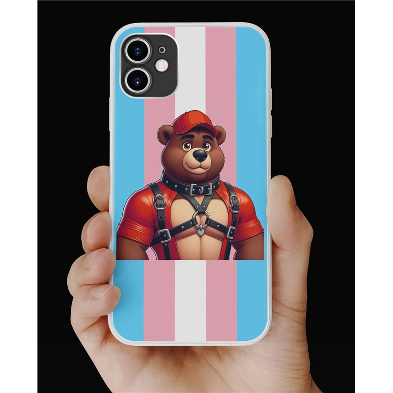 Phone Cover - Trans Flag -Rubber 5