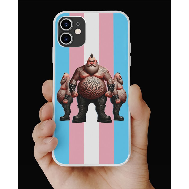 Phone Cover - Trans Flag -Tattoo Guy - 10 Phone Cover - Trans Flag -Tattoo Guy - 10
