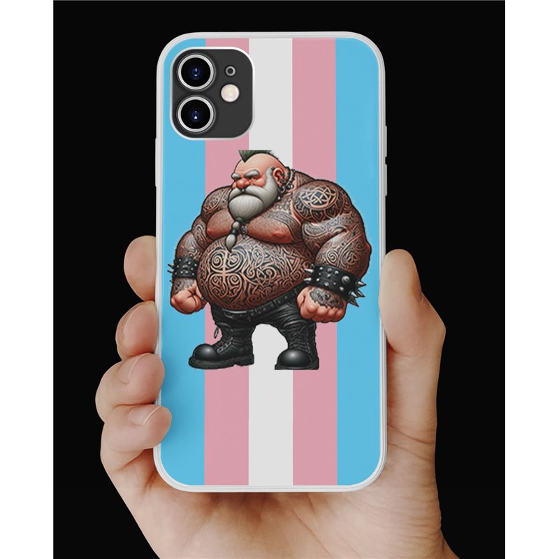 Phone Cover - Trans Flag -Tattoo Guy - 14 Phone Cover - Trans Flag -Tattoo Guy - 14