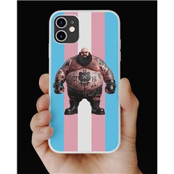 Phone Cover - Trans Flag -Tattoo Guy - 37