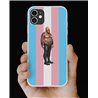 Phone Cover - Trans Flag -Tattoo Guy - 38