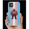 Phone Cover - Trans Flag -Tattoo Guy - 4