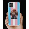 Phone Cover - Trans Flag -Tattoo Guy - 48
