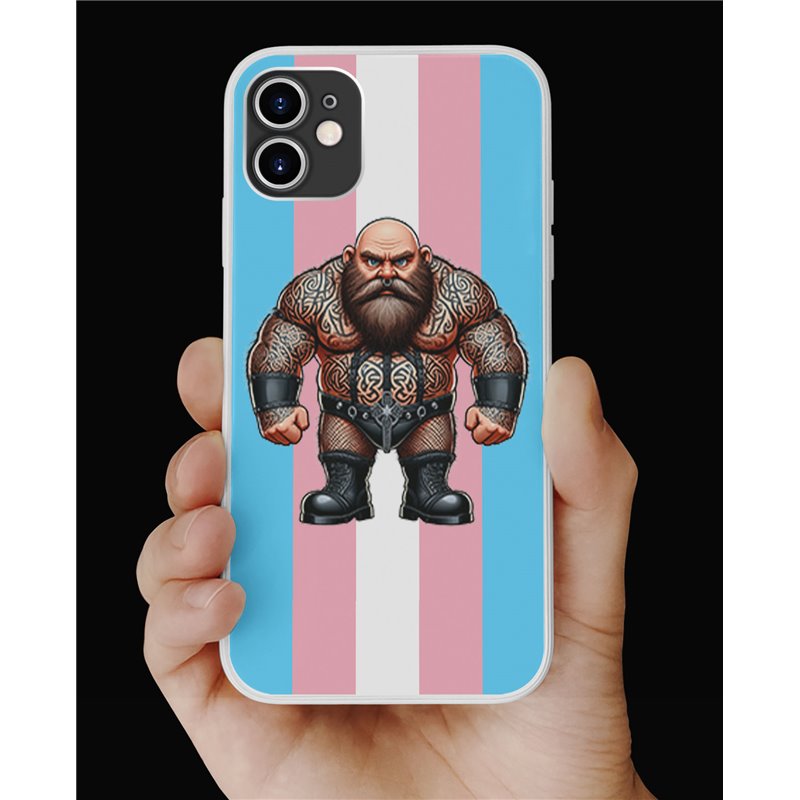 Phone Cover - Trans Flag -Tattoo Guy - 50 Phone Cover - Trans Flag -Tattoo Guy - 50