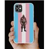 Phone Cover - Trans Flag -Tattoo Guy - 57