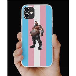 Phone Cover - Trans Flag -Tattoo Guy - 58