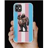 Phone Cover - Trans Flag -Tattoo Guy - 9