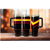 40oz Insulated Mug - Rubber Flag 