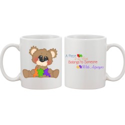 Mugs -Aspie Bear 3