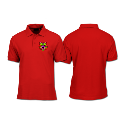 Polo Shirt - Front Print - Colourful