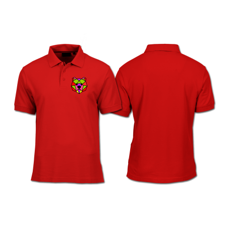 Polo Shirt - Front Print - Colourful