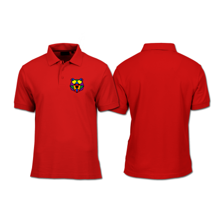 Polo Shirt - Front Print - Pride Colours