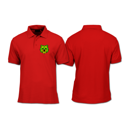 Polo Shirt - Front Print - Green