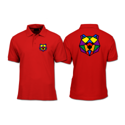Polo Shirt - Front and Back Print - Pride Colours