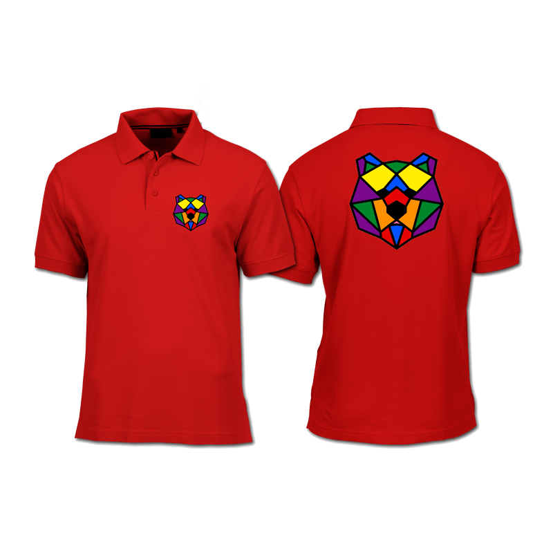 Polo Shirt - Front and Back Print - Pride