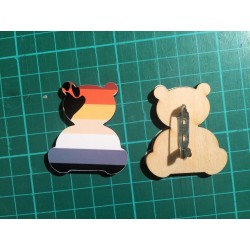 Pin Badge - Bear Flag