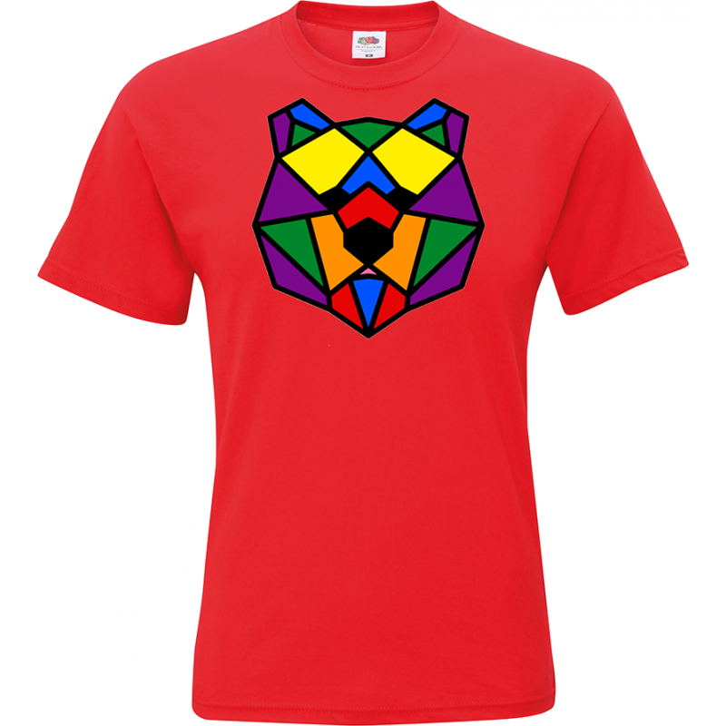 Pride Colours Geo Bear Pride Colours Geo Bear