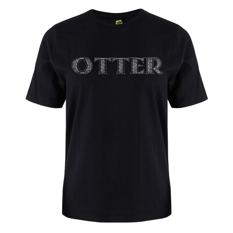 printed word  t-shirt - celtic - Otter