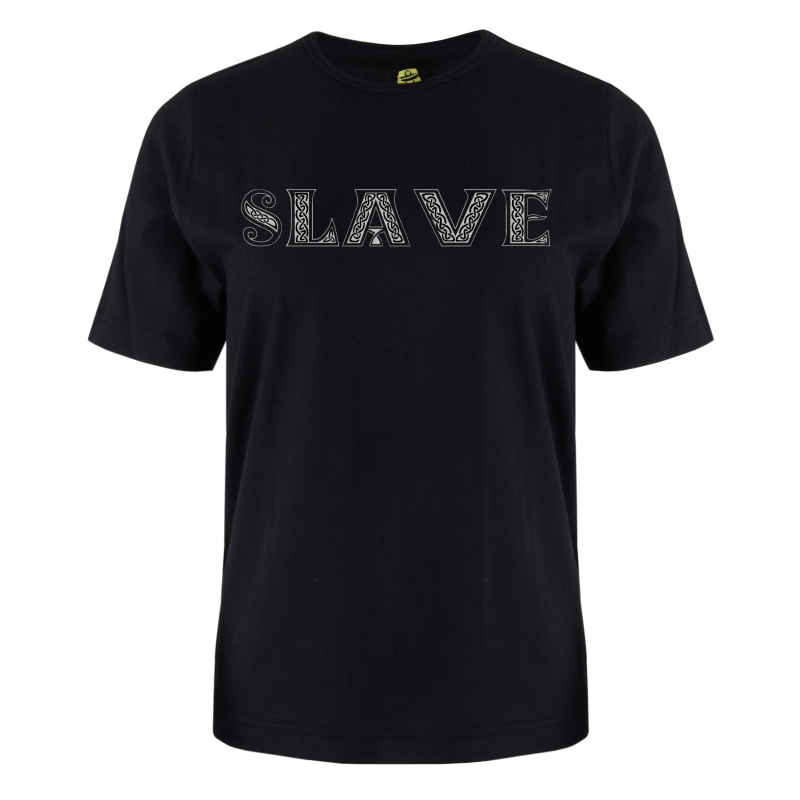 printed word  t-shirt - celtic - Slave