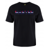 printed word  t-shirt - leather flag - Master