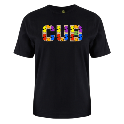 printed word  t-shirt - photo bear - Cub