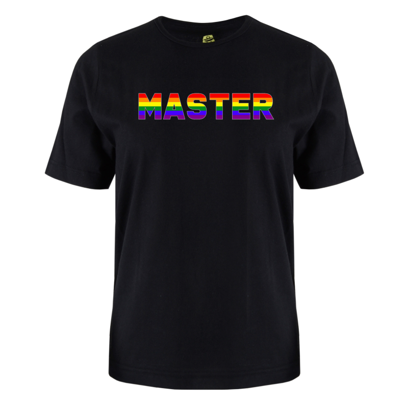 printed word  t-shirt - Rainbow flag - Master