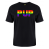 printed word  t-shirt - Rainbow flag - Pup