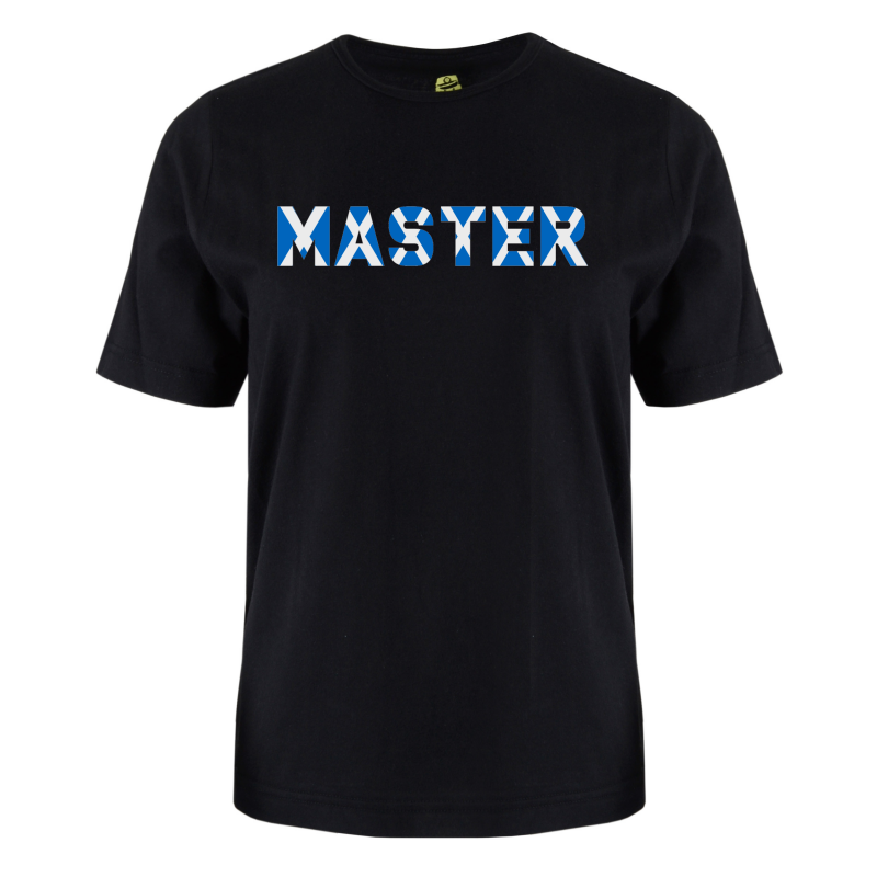 printed word t-shirt - Scottish Flag - Master printed word t-shirt - Scottish Flag - Master