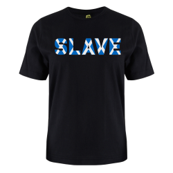 printed word  t-shirt - Scottish Flag - Slave