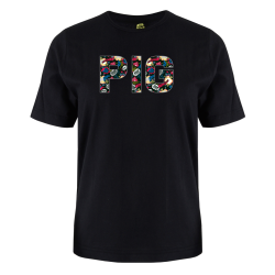 printed word  t-shirt - superman script - Pig