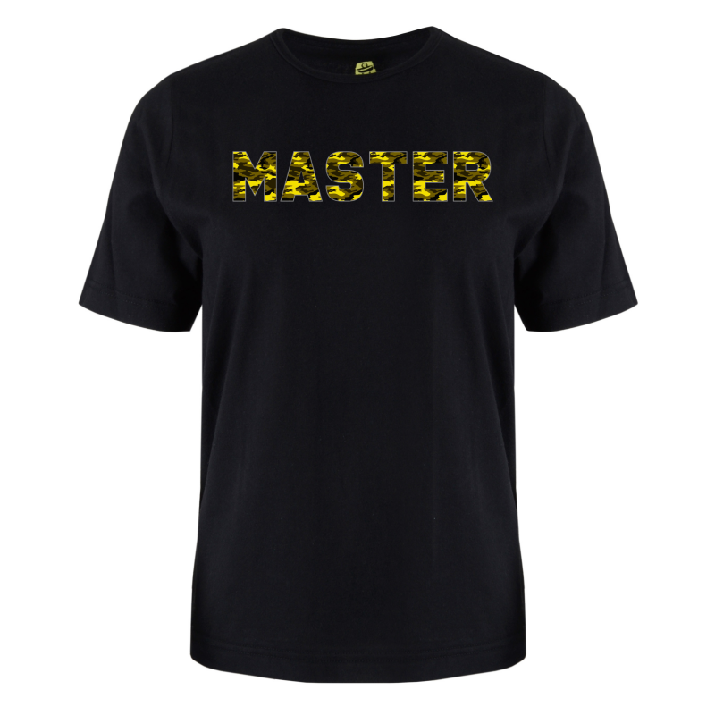 printed word t-shirt - yellow camo - Master printed word t-shirt - yellow camo - Master