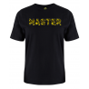printed word  t-shirt - yellow camo - Master