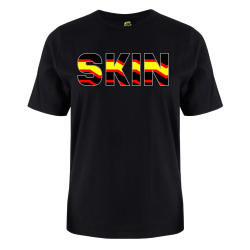 printed word  t-shirt - rubber flag - Skin