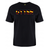 printed word  t-shirt - rubber flag - Otter