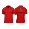 Polo Shirt - Back Print - Be Happy