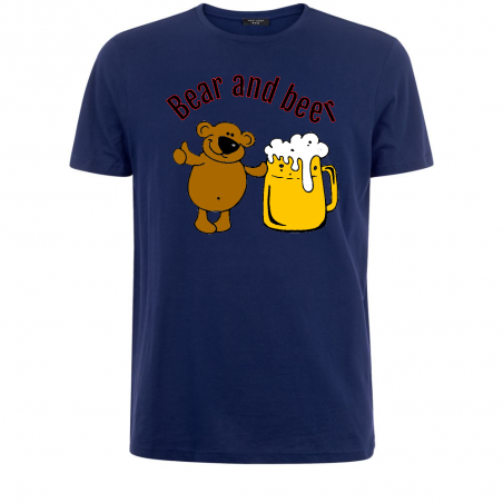 Adult T- Bear and beer 2