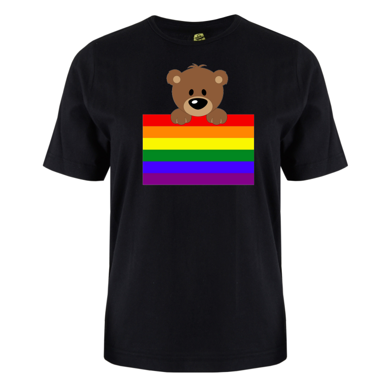 Adult T - Bear Pride Flag