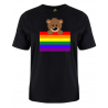 Adult T - Bear Pride Flag