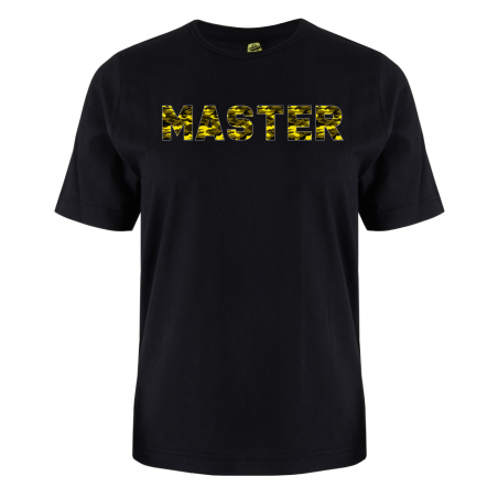 printed word  t-shirt - yellow camo - Master