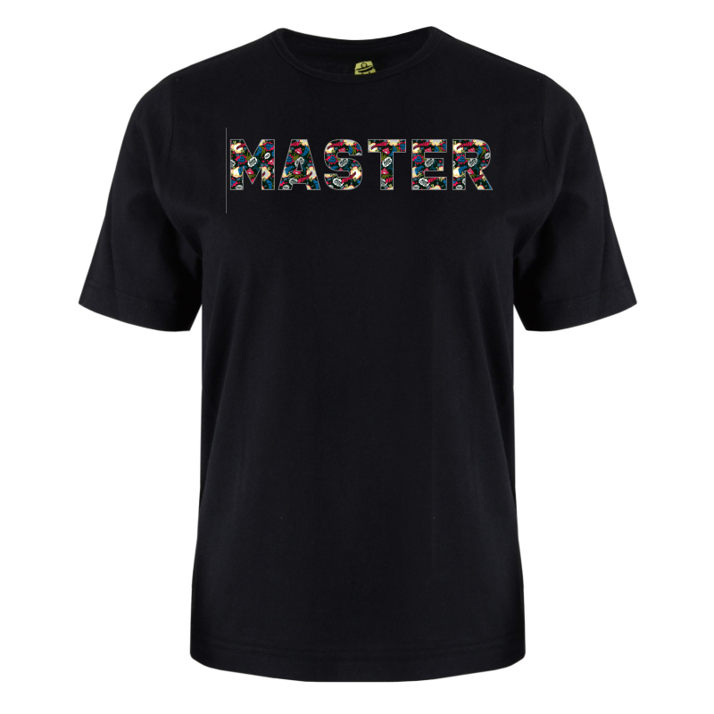 printed word  t-shirt - superman script - Master